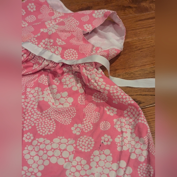 Girls Size 6 Pink and White Flowered Jenny & Me Dress, used - Picture 7 of 8